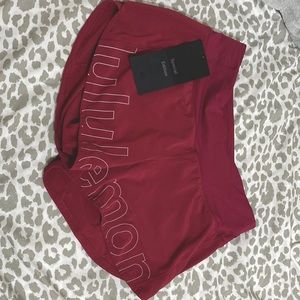 Lululemon LIMITED EDITION speed up size 6 4”
